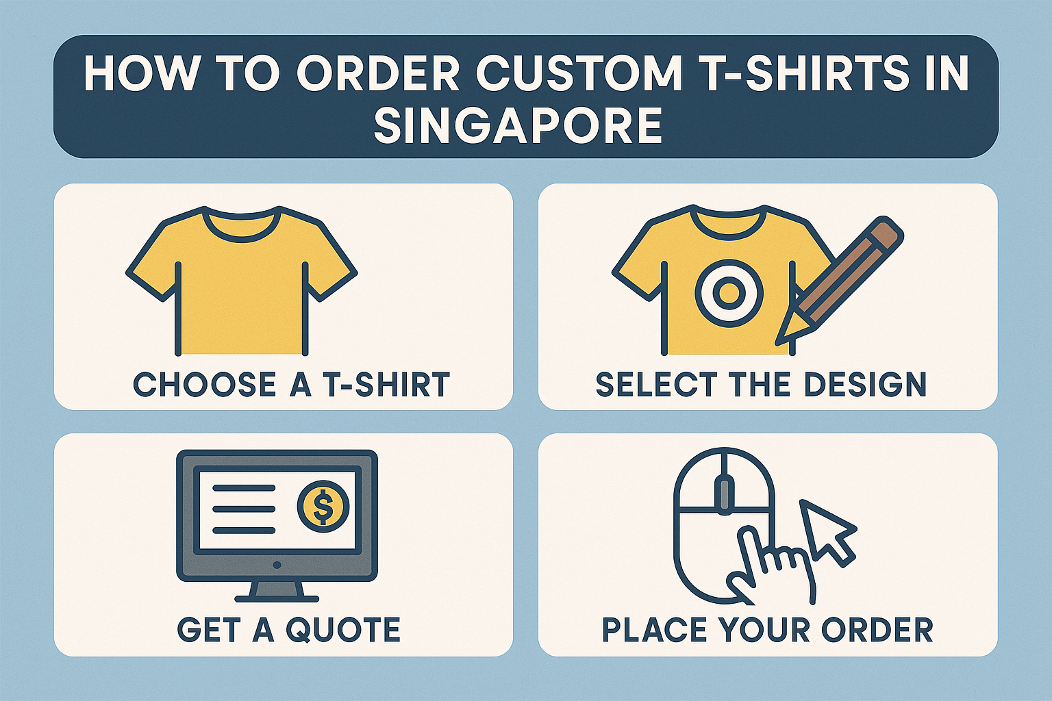 How to order custom t-shirt in Singapore