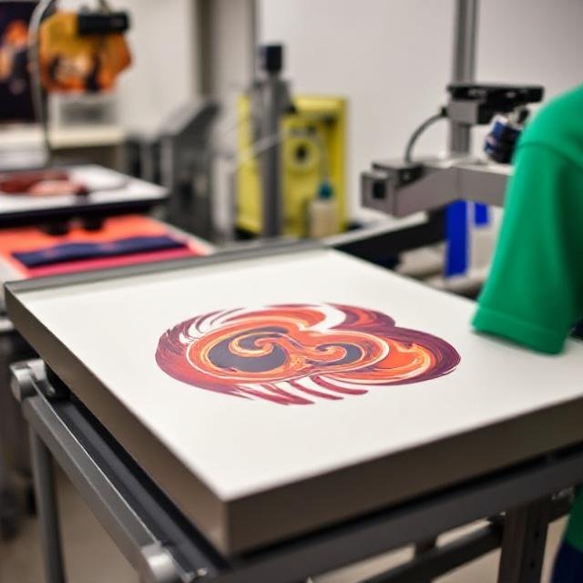Silkscreen printing for t shirt printing
