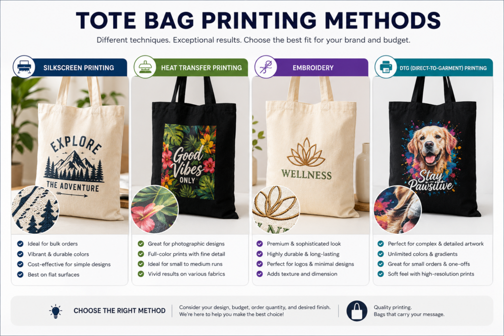 Tote Bag Printing Methods
