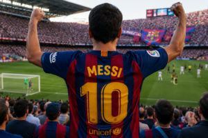 Name and Number on a Football Jersey